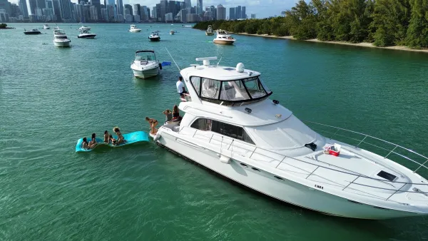 Sea Ray Sedan Bridge 52' available for rental in Miami, FL