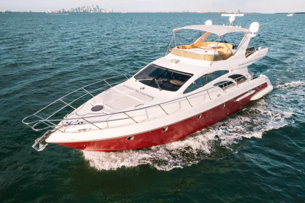 Azimut 55” Flybridge available for rental in Miami, FL